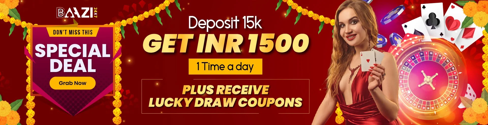 Baazi247 Cashback Reward