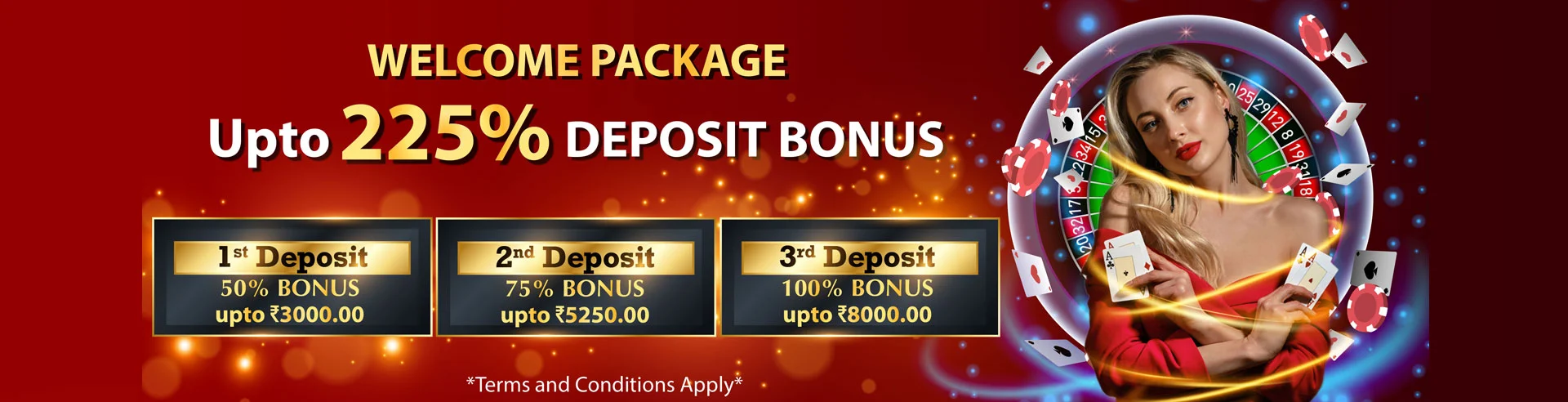 Baazi247 Welcome Package